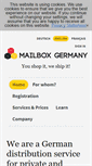 Mobile Screenshot of mailbox-germany.com
